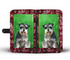 Miniature Schnauzer Christmas Print Wallet Case-Free Shipping