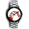 Airedale Terrier On Christmas Special Wrist Watch-Free Shipping-FL State