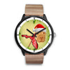 Cute Shar Pei Print On Christmas Wrist Watch-Free Shipping-FL State