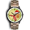 Cute Shar Pei Print On Christmas Wrist Watch-Free Shipping-FL State