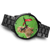 Australian Terrier On Christmas Florida Wrist Watch-Free Shipping