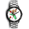 Beagle Dog On Christmas Florida Wrist Watch-Free Shipping