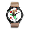 Beagle Dog On Christmas Florida Wrist Watch-Free Shipping