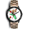 Beagle Dog On Christmas Florida Wrist Watch-Free Shipping