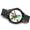 Beagle Dog On Christmas Florida Wrist Watch-Free Shipping