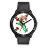 Beagle Dog On Christmas Florida Wrist Watch-Free Shipping