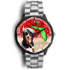 Bernese Mountain Dog On Christmas Florida Wrist Watch-Free Shipping