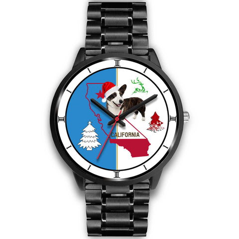 Cardigan Welsh Corgi California Christmas Special Wrist Watch-Free Shipping