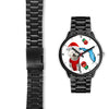 Bichon Frise On Christmas Florida Wrist Watch-Free Shipping