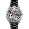 Boston Terrier California Christmas Special Silver Wrist Watch-Free Shipping