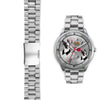 Boston Terrier California Christmas Special Silver Wrist Watch-Free Shipping