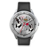 Boston Terrier California Christmas Special Silver Wrist Watch-Free Shipping