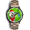 Lovely Bichon Frise On Christmas Florida Wrist Watch-Free Shipping