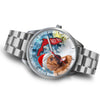 Bloodhound On Christmas Florida Wrist Watch-Free Shipping