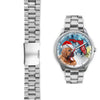 Bloodhound On Christmas Florida Wrist Watch-Free Shipping