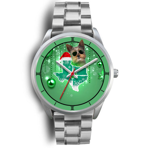 Yorkie Texas Christmas Special Wrist Watch-Free Shipping