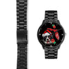 Cute Border Collie On Christmas Florida Wrist Watch-Free Shipping