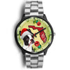 Boston Terrier On Christmas Florida Wrist Watch-Free Shipping