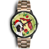 Boston Terrier On Christmas Florida Wrist Watch-Free Shipping