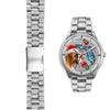 Boxer Dog On Christmas Florida Wrist Watch-Free Shipping