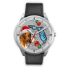 Boxer Dog On Christmas Florida Wrist Watch-Free Shipping