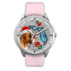 Boxer Dog On Christmas Florida Wrist Watch-Free Shipping