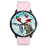 Cane Corso On Christmas Florida Wrist Watch-Free Shipping