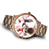 Cesky Terrier On Christmas Florida Wrist Watch-Free Shipping