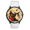 Chihuahua Dog On Christmas Florida Wrist Watch-Free Shipping