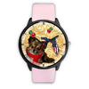 Chihuahua Dog On Christmas Florida Wrist Watch-Free Shipping