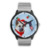 Chinook Dog On Christmas Florida Wrist Watch-Free Shipping