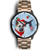 Chinook Dog On Christmas Florida Wrist Watch-Free Shipping