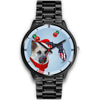 Chinook Dog On Christmas Florida Wrist Watch-Free Shipping