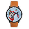 Chinook Dog On Christmas Florida Wrist Watch-Free Shipping