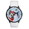 Chinook Dog On Christmas Florida Wrist Watch-Free Shipping