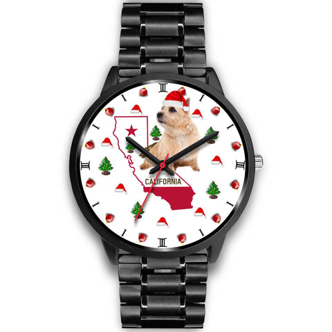 Norwich Terrier California Christmas Special Wrist Watch-Free Shipping