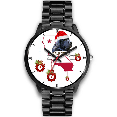 Newfoundland dog California Christmas Special Wrist Watch-Free Shipping