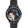 Cute Dachsund Dog On Christmas Florida Wrist Watch-Free Shipping