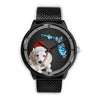 Cute Dachsund Dog On Christmas Florida Wrist Watch-Free Shipping