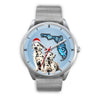 Cute Dalmatian On Christmas Florida Wrist Watch-Free Shipping