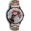 Dobermann On Christmas Florida Wrist Watch-Free Shipping