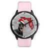 Dobermann On Christmas Florida Wrist Watch-Free Shipping