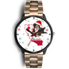 Bernese Mountain Dog California Christmas Special Wrist Watch-Free Shipping