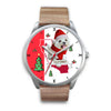 Cute Maltese Dog California Christmas Special Wrist Watch-Free Shipping