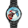 English Mastiff On Christmas Florida Wrist Watch-Free Shipping