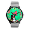 Bernese Mountain Dog New York Christmas Special Wrist Watch-Free Shipping