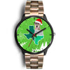 Irish Wolfhound Dog Texas Christmas Special Wrist Watch-Free Shipping