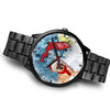 French Bulldog On Christmas Florida Wrist Watch-Free Shipping