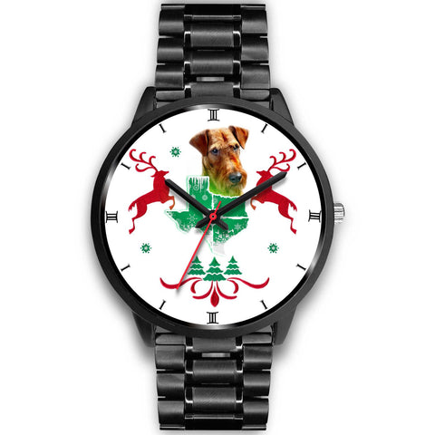 Irish Terrier Texas Christmas Special Wrist Watch-Free Shipping