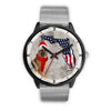 German Shepherd On Christmas Florida Wrist Watch-Free Shipping